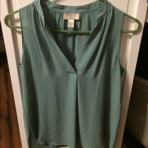 Loft: Seafoam green, sleeveless top